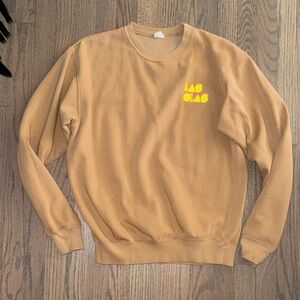 Las Olas Women's Tan Crew Neck Sweater